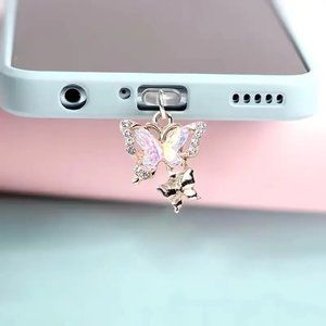 iPhone & C Type Phone Butterfly Charm